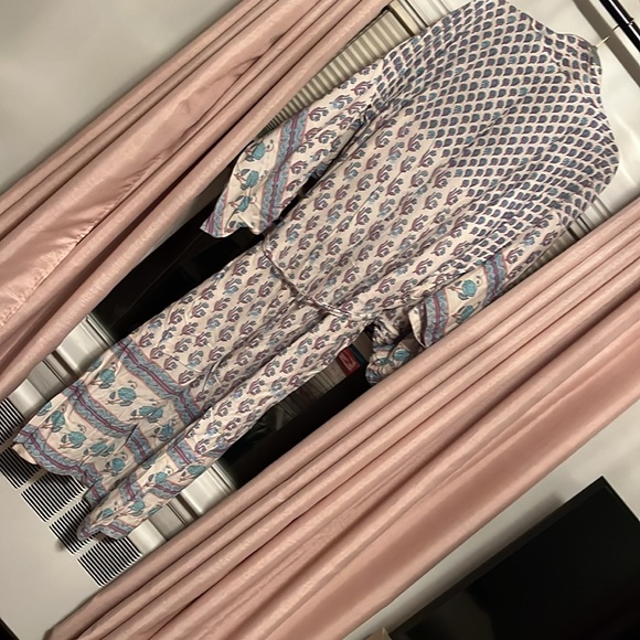 😍🤍🩵 Spell Bohemian Royale Maxi Robe Sz: M/L Color: Dusk. EUC! 🩵🤍😍 - Picture 9 of 17